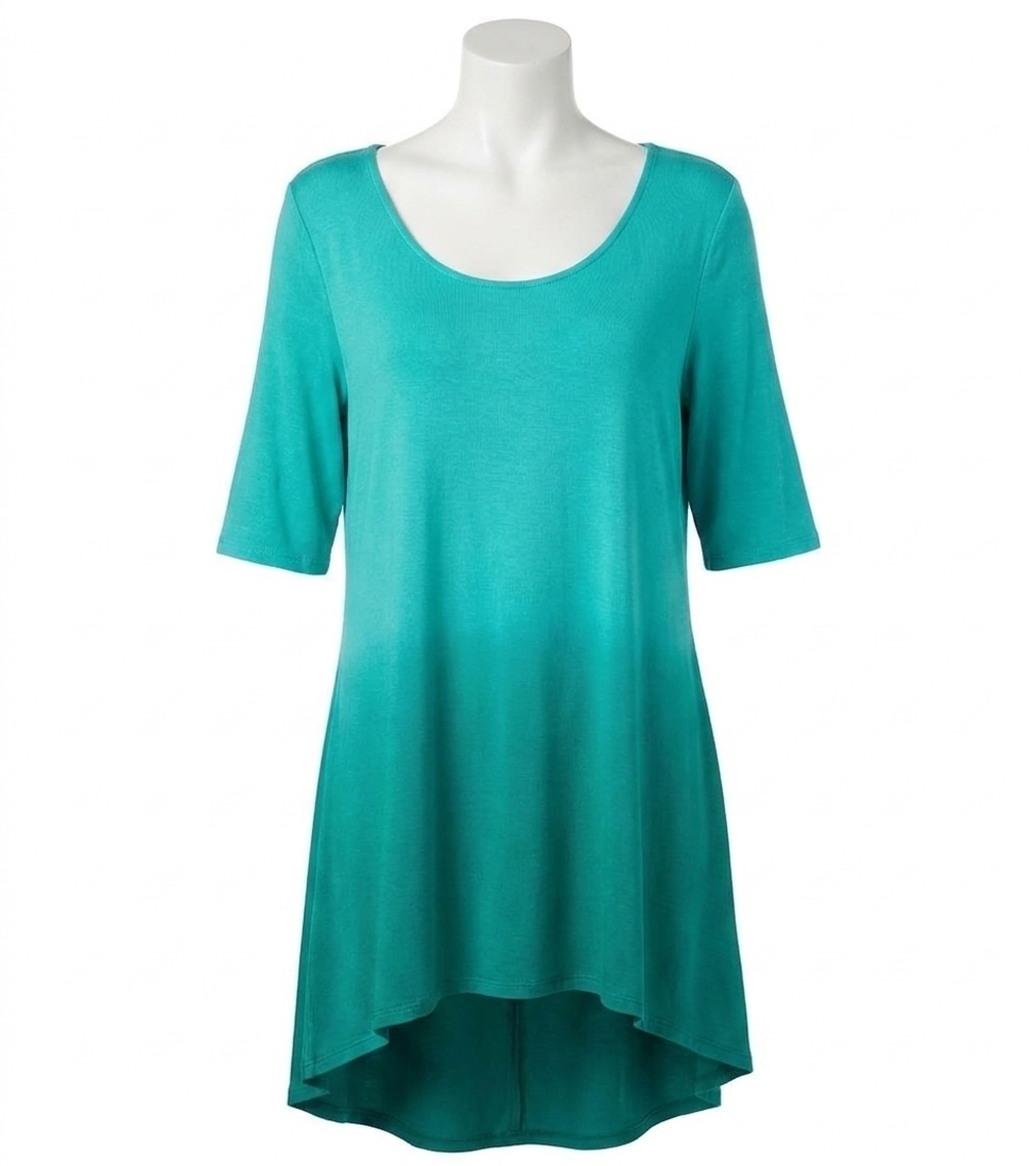 NEW STELLA CARAKASI raise the bar top in lagoon dip dye
